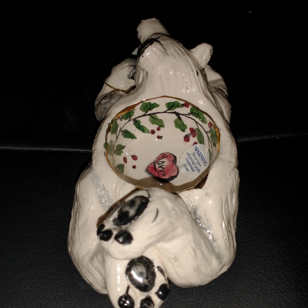 Blue Sky candle holder polar bear - Picture 5 of 6